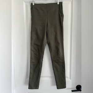 Olive Green and Maroon Dress Pants Set
